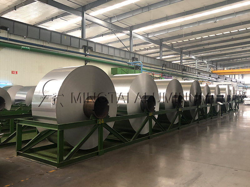 蜂窩鋁箔車間現(xiàn)場(chǎng)圖